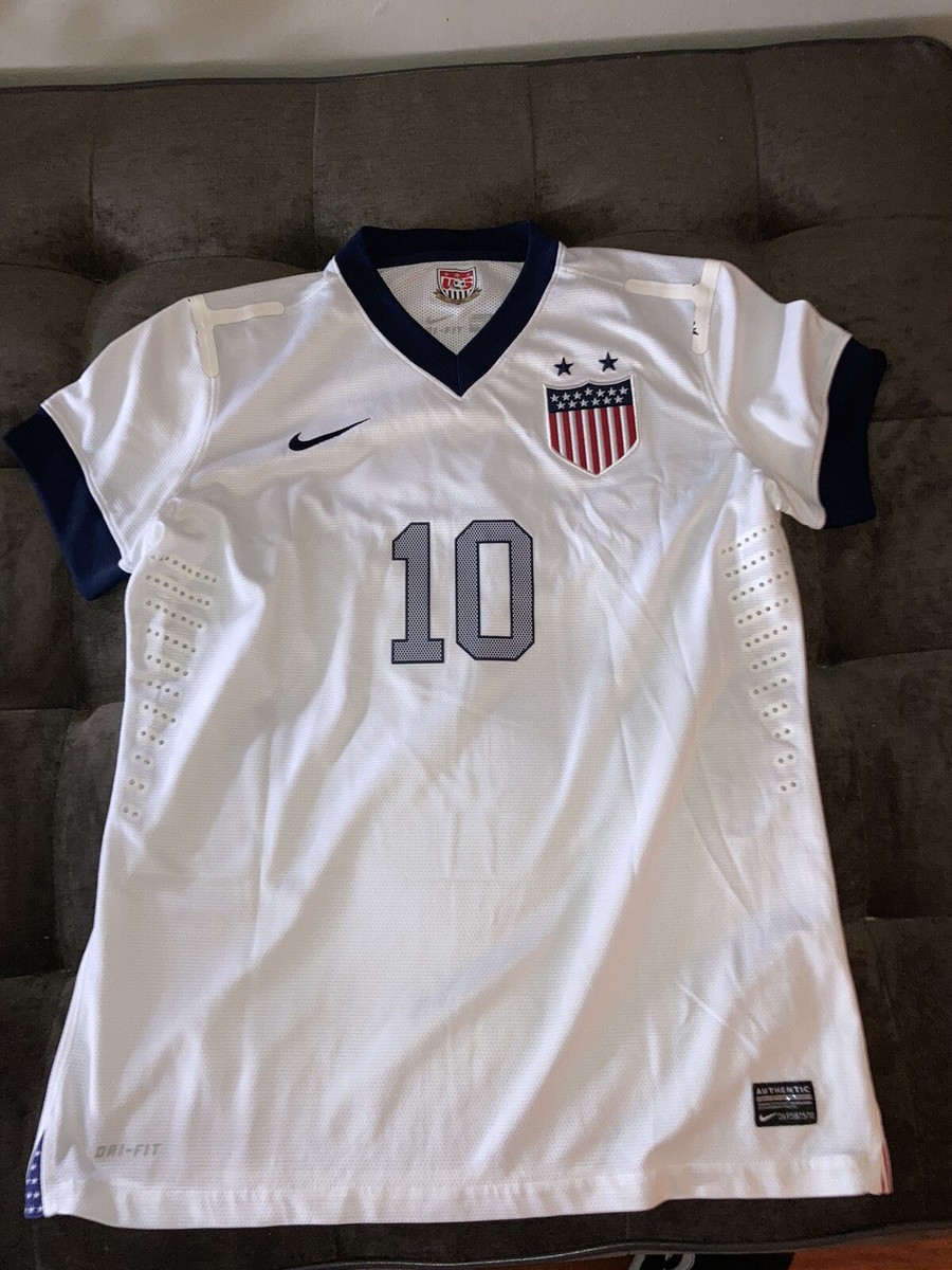 NIKE USWNT 2013 CENTENNIAL #10 LLOYD PLAYER ISSUED SOCCER JERSEY L