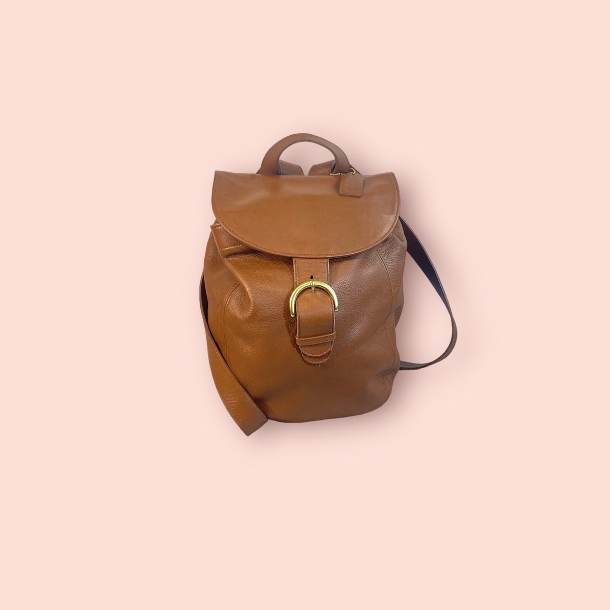 COACH コーチ BROWN leather SOHO 3653 ソーホー Coach 3653 Vintage Soho Chocolate Brown Leather Shoulder Bag