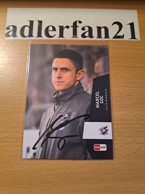 DEL 22-23 2022-2023 SIGNIERT Marcel Goc Adler Mannheim