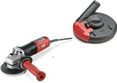 Flex LE 15-11 125 Winkelschleifer #447.722 regelbar + Absaughaube 452.572 