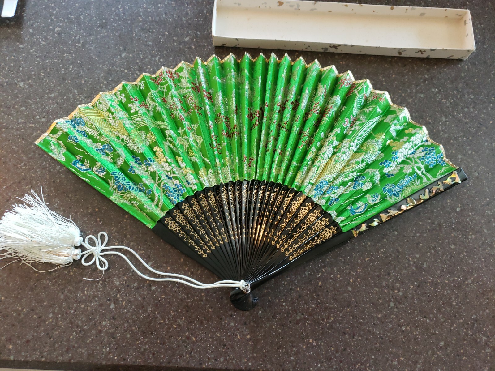 Vintage Japanese Hand Held Fan Gem