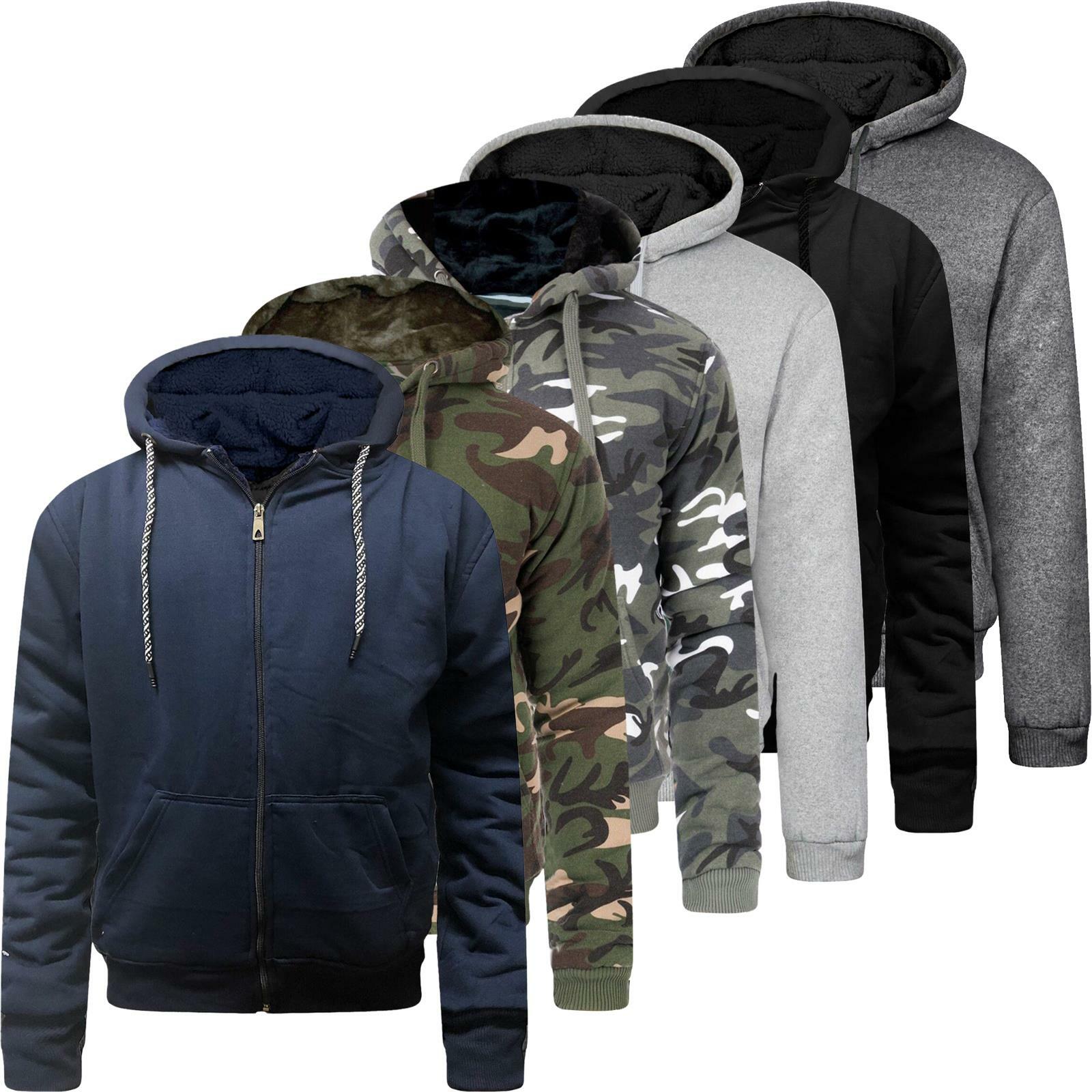 mens zip up hoodie with fur