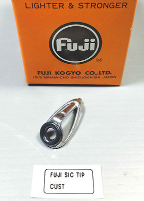1pc Fuji Tackle CUST F Top Tip Guide SIC Silicone Carbide Fishing Rod Building