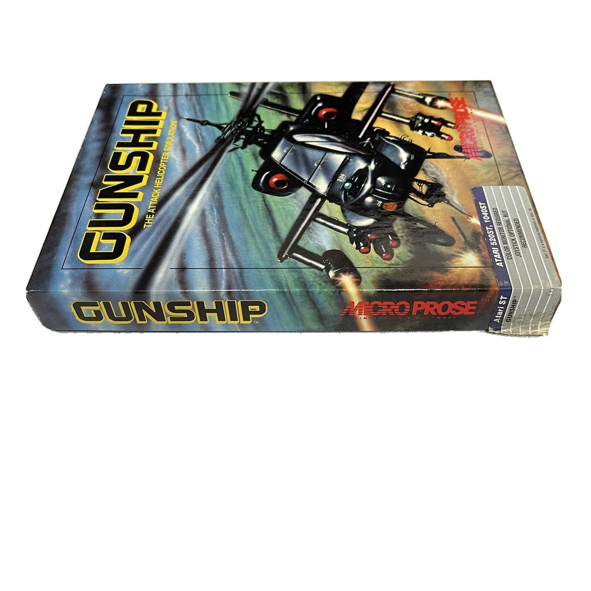ATARI ST – Jeu Gunship – Très Bon état – Testé