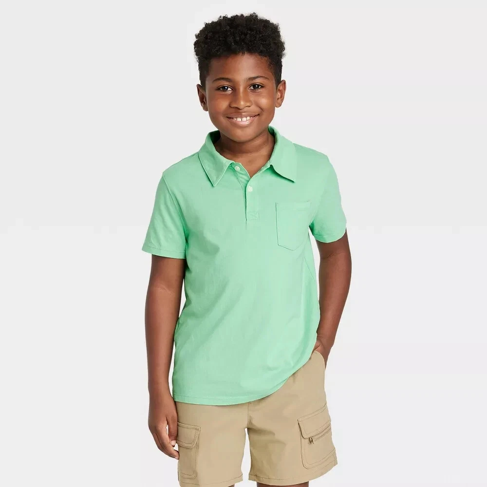 Khaki shorts and polo shirt cheap
