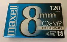 Maxell 8mm Camcorder Videotape Cassette GX-MP 120 High Quality SP-2hrs LP-4hrs