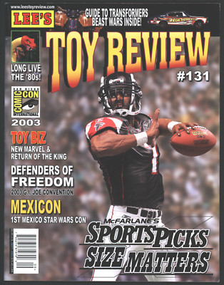 Toy Review Magazine #131 VTG 2003 McFarlane Toys NFL Michael Vick Figure Cover