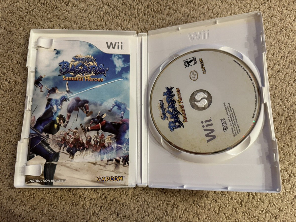 Sengoku Basara Samurai Heroes Nintendo Wii Complete in Box