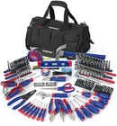 WORKPRO 322PCS Mechanics Tool Sets Kit Socket Ratchet 6-Point Repair Tool W/ Bag