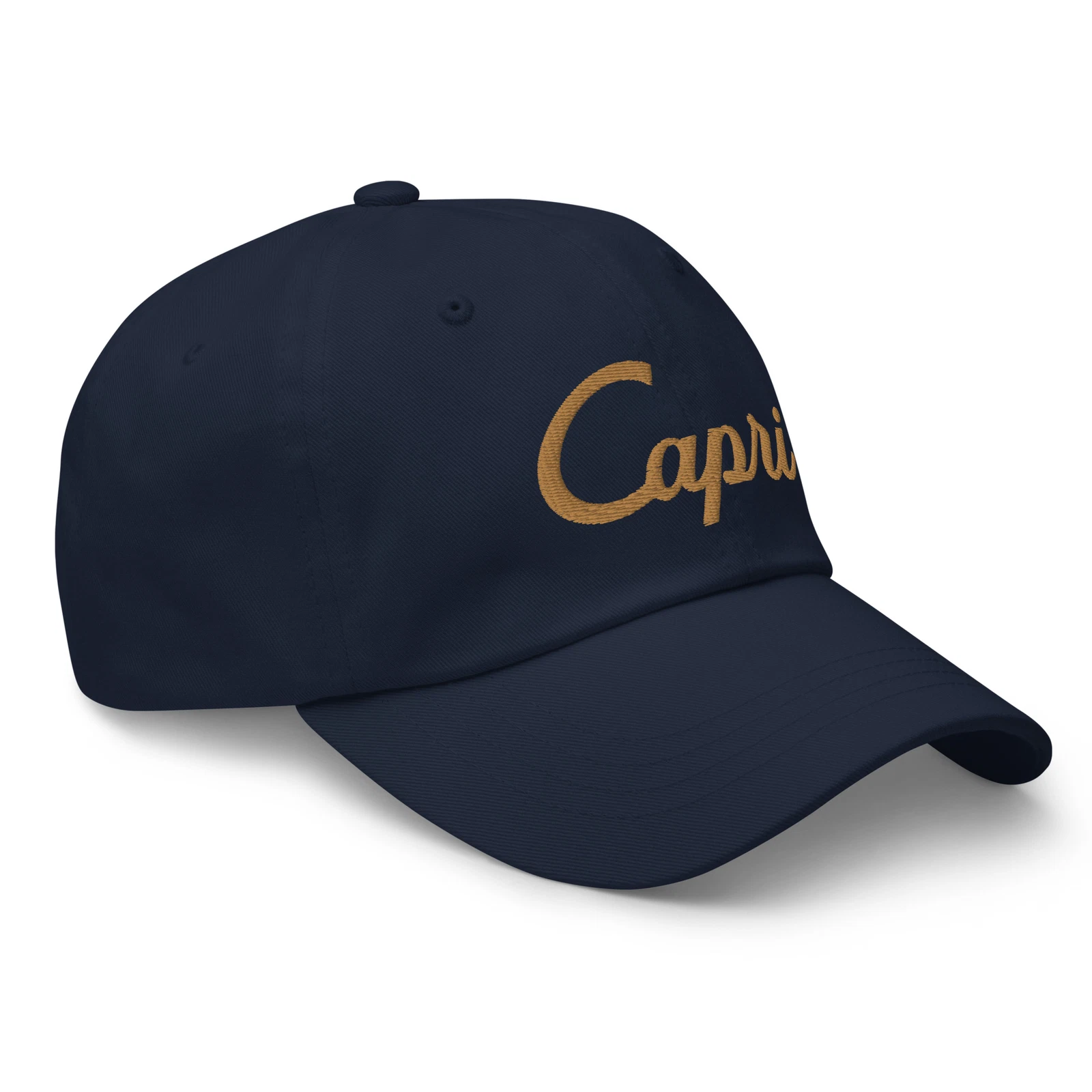 Capri Embroidered Dad Hat, Italy Cap, Baseball Cap