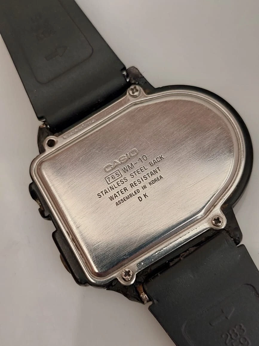Casio WM-10 ゲージイットタイマーモジュール 765 ヴィンテージ腕時計 レア 80年代 完全作動 - 画像4/6