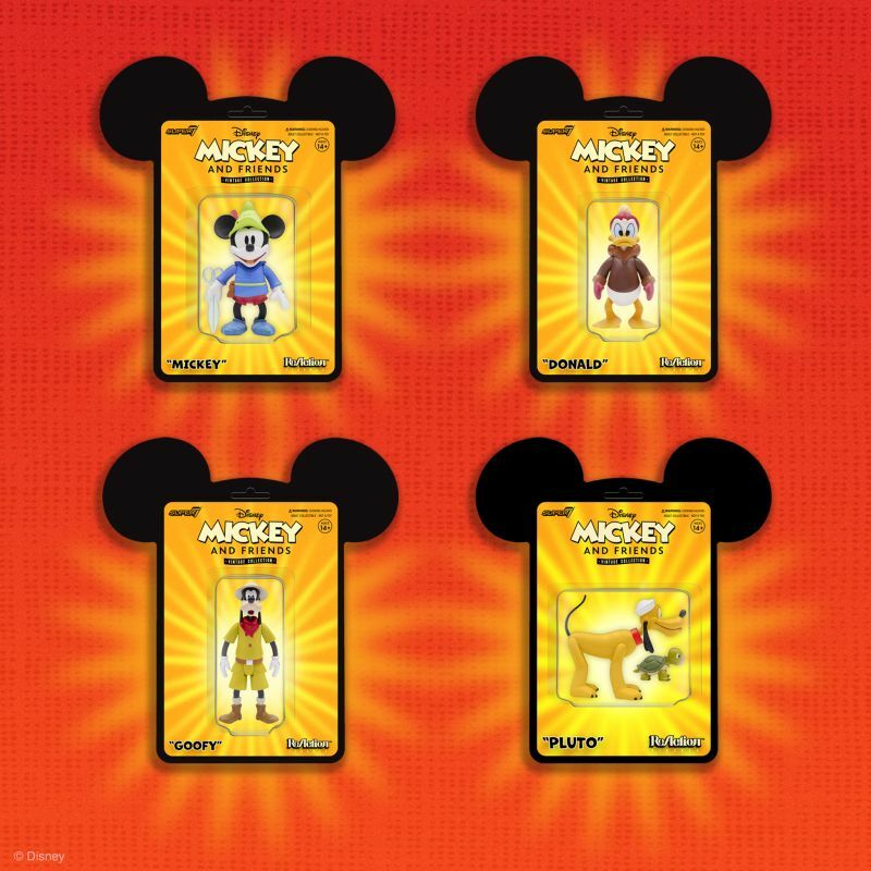 DISNEY - Mickey & Friends Vintage Collection Wave 1 Set of 4