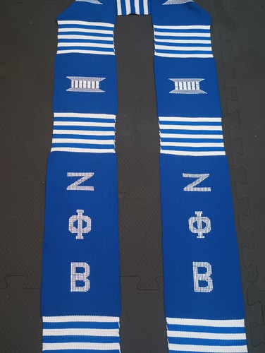Zeta Phi Beta Kente Stole - Picture 2 of 3