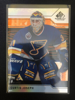 2018-19 SP Game Used Orange Rainbow #91 Curtis Joseph - St. Louis Blues /136