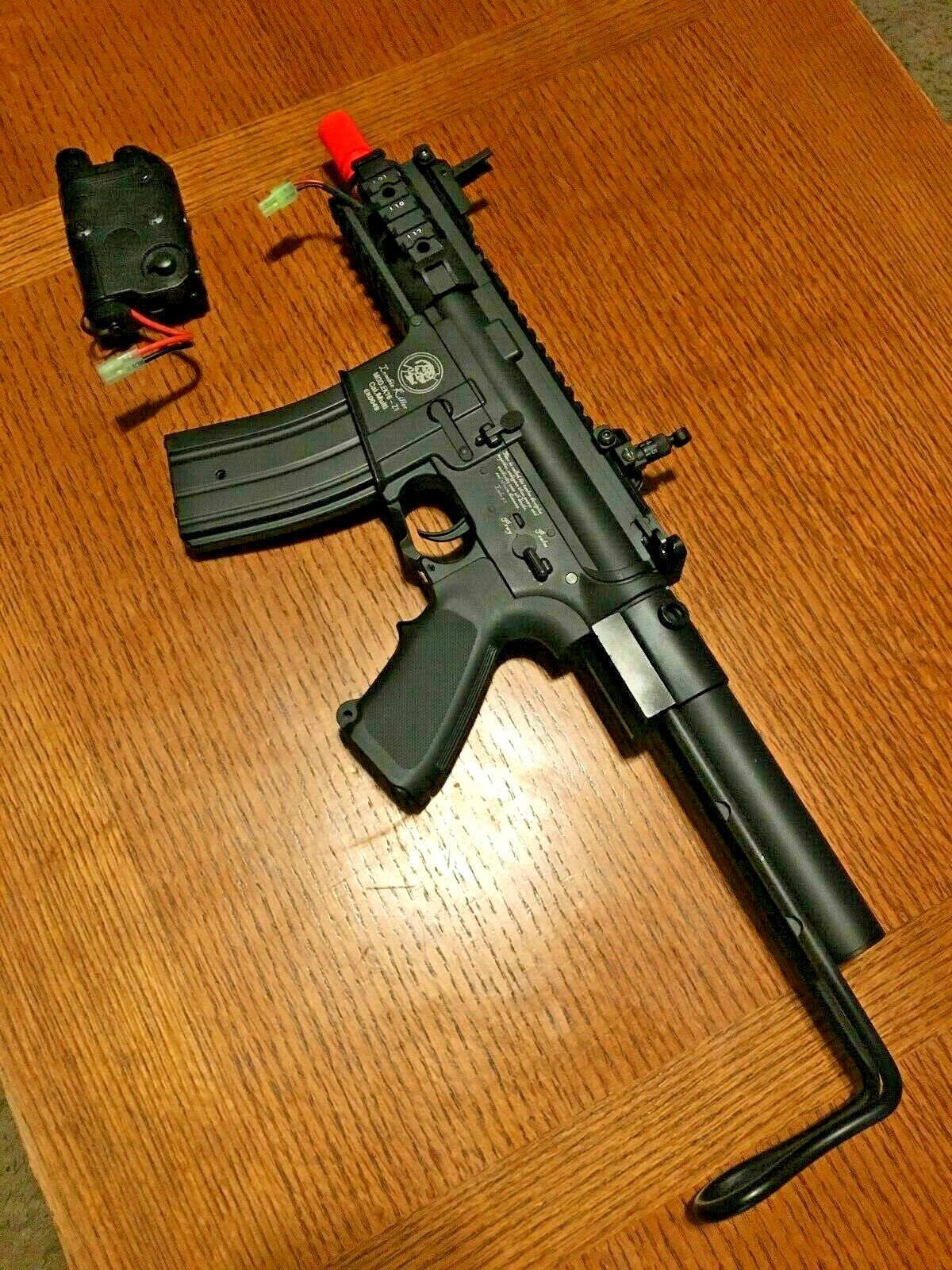 Airsoft Rifle Matrix Full Metal Zombie Killer Cqb Aeg Wtanker Stock Stubby