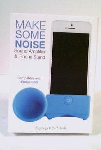 Silicium ~ haut-parleur ~ support iPhone ~ corne ~ amplificateur audio ~ haut-parleur fort ~ pour iPhone 5/5 ~ neuf - Photo 1 sur 13