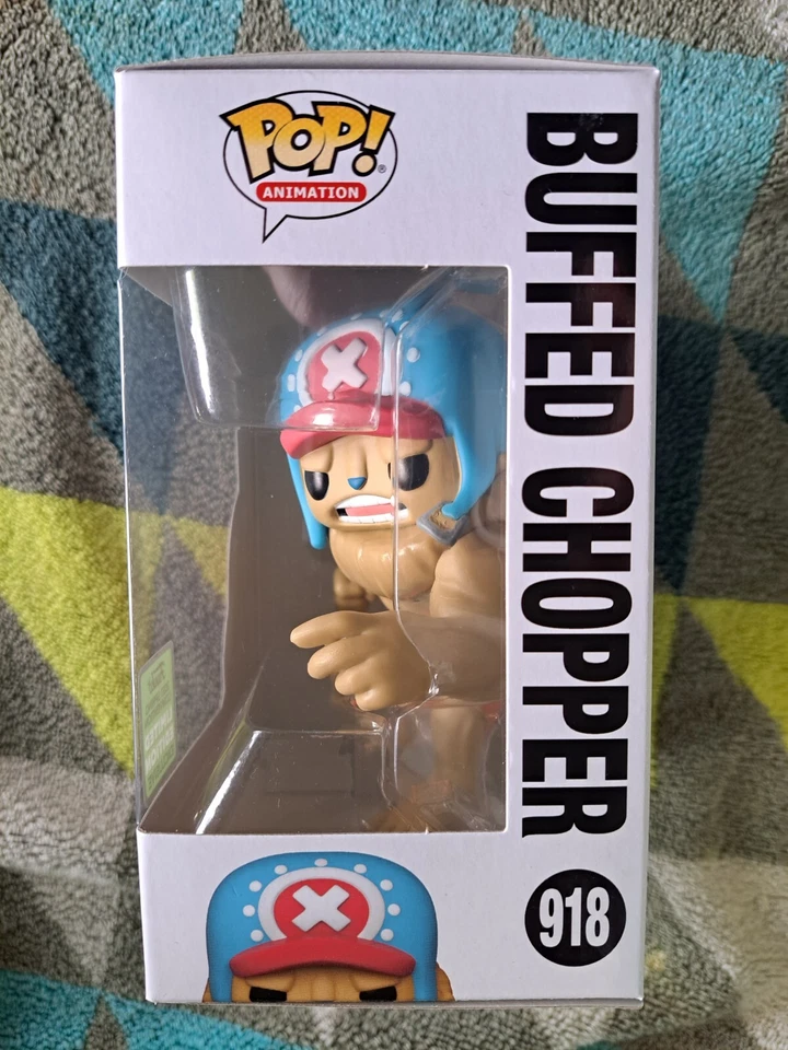 Buffed Chopper Pop 918 One Piece Funko Pop! - Convención de Primavera 2021 + Protector Foto 3 de 4
