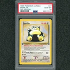 GEM MINT! PSA 10 1st Edition SNORLAX 1999 Pokemon Jungle 27 Vintage Rare WOTC