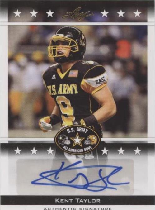 2012 Leaf U.S. Army All-American Bowl Kent Taylor #BA-KT1 - 1 of 2