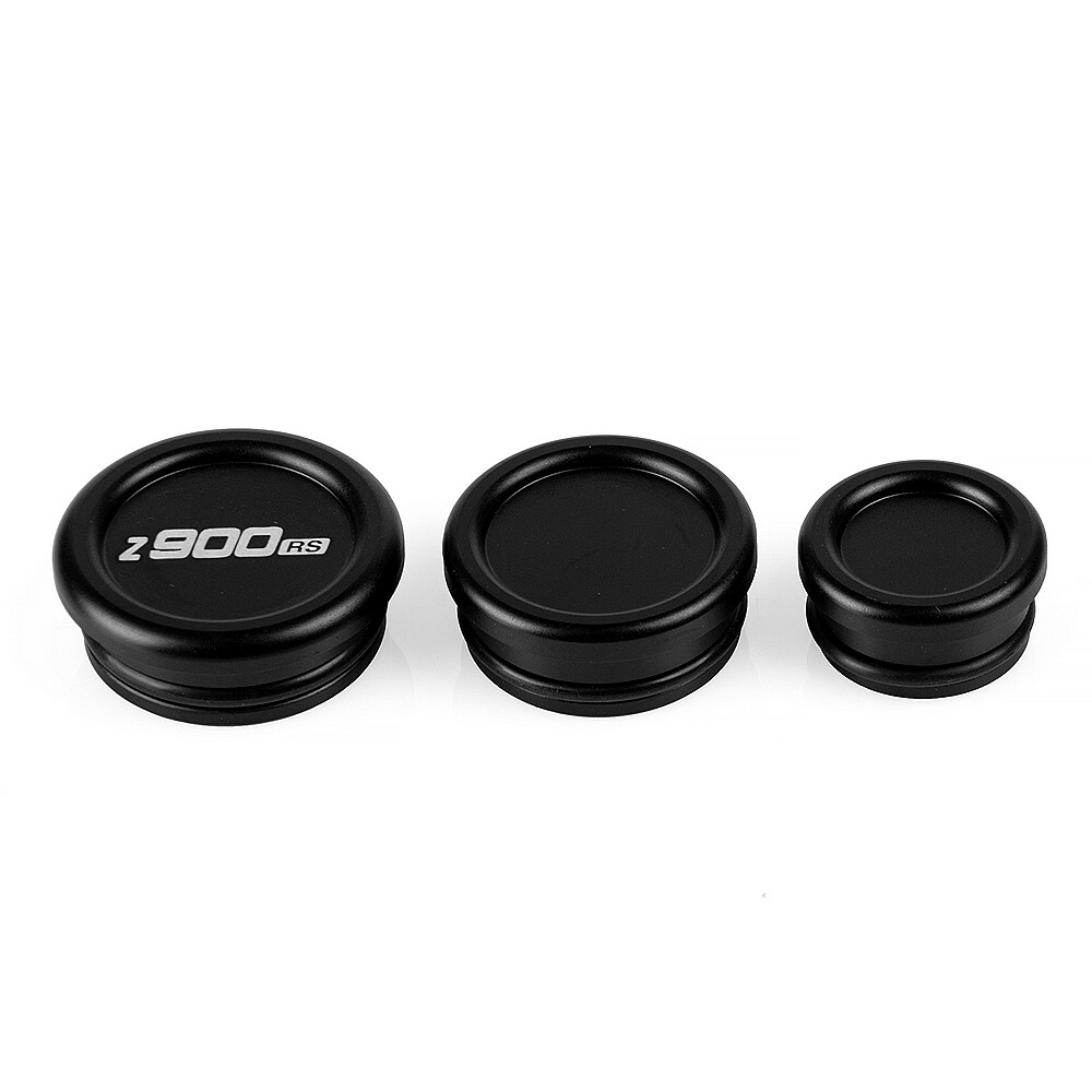 Motorcycle Frame Hole Cover Swing Arm Plugs Kit Black For kawasaki