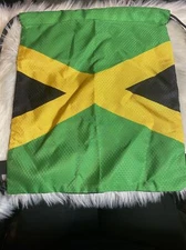 Jamaica Flag Drawstring Bag