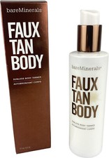 bareMinerals Faux Tan Body Sunless Tanner - 6 Oz.Pump Bottle - New In Box