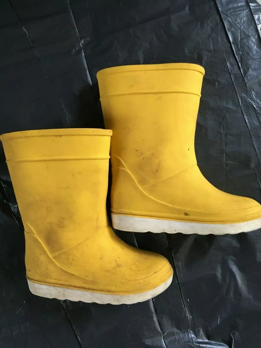 Bottes cheap jaunes caoutchouc