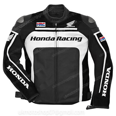 Racing Motorbike Leather Jacket MOTOGP Motorcycle Biker Mens Leather Jacket CE