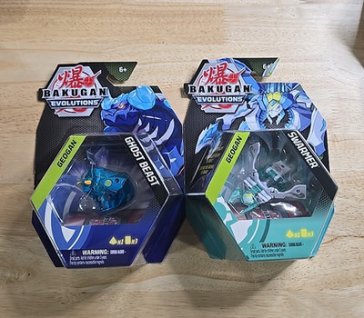 Bakugan Evolutions Geogan Ghost Beast & Swarmer Action Figure