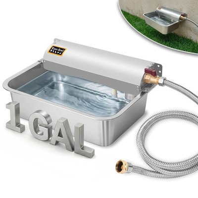 BEHNY Automatic Pet Water Dispenser - 304 Stainless Steel Auto-Fill Water Bow...