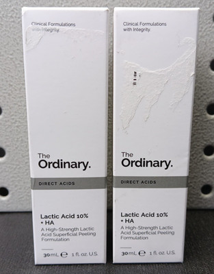 2 Pack The Ordinary Lactic Acid 10% + HA 30ml USA Seller (bn)