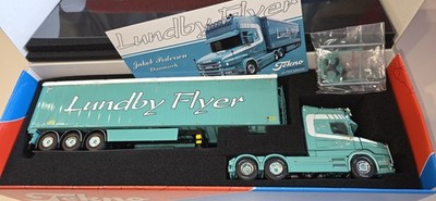 TEKNO 1:50 84759 SCANIA HAUBER TORPEDO V8 JAKOB PEDERSEN LUNDBY OVP SUPER MODELL
