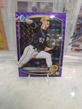 Bubba Chandler Bowman Chrome Purple Refractor Numbered / 198