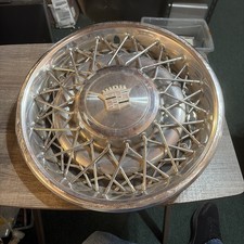 Vintage 1975-1979 Cadillac Fleetwood Brougham 15 Wire Spoke Hubcap Wheel Cover