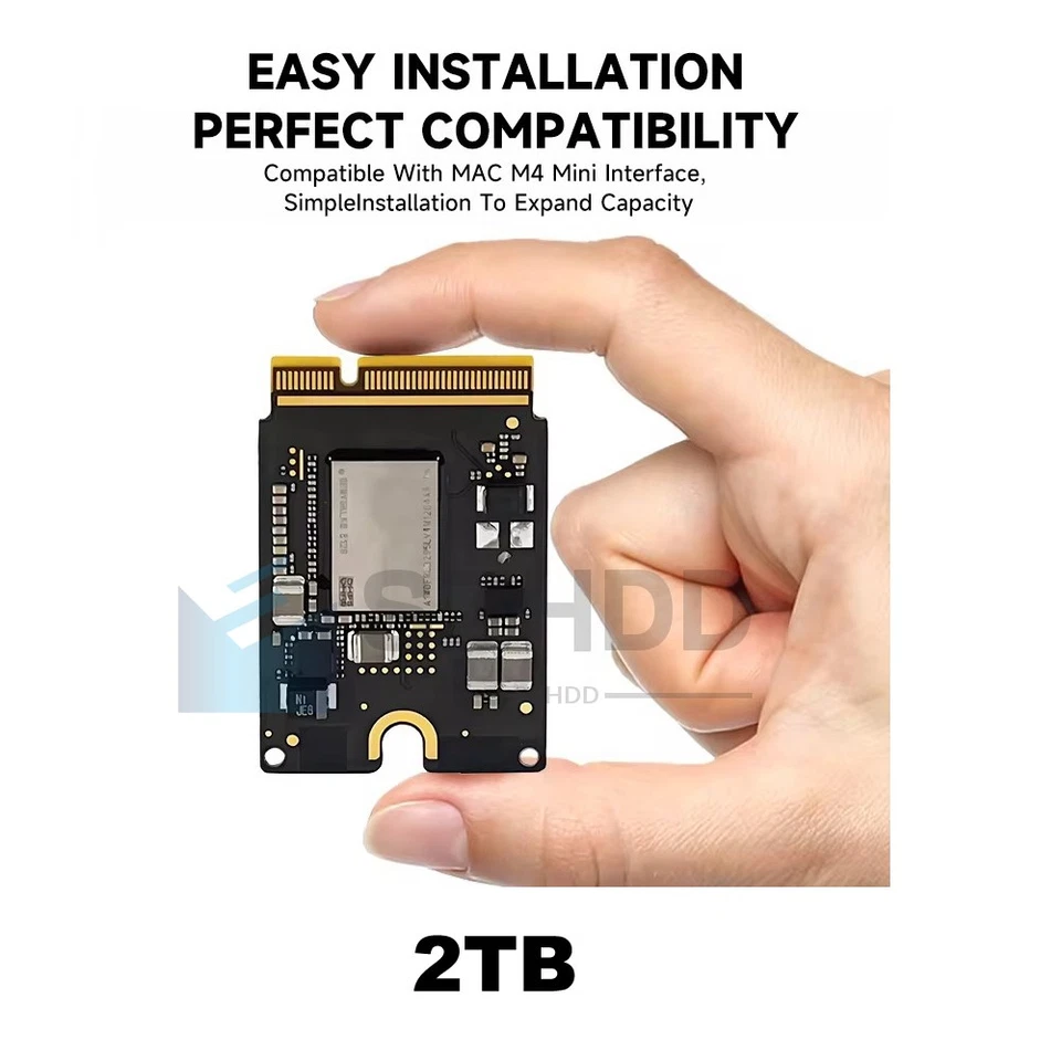 NEW Mac MINI M4 SSD Solid State Drive Kit 2TB For Capacity Upgrade New Particles