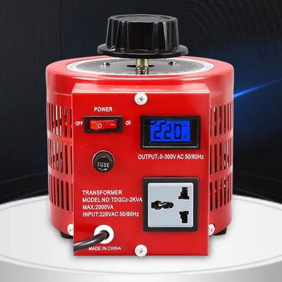 220V Single-phase Digital Adjustable Transformer 0-300V Voltage Regulator