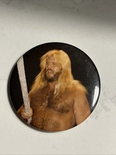 Michael PS Hayes Fabulous Freebirds AWA Wrestling Button Holding Rope