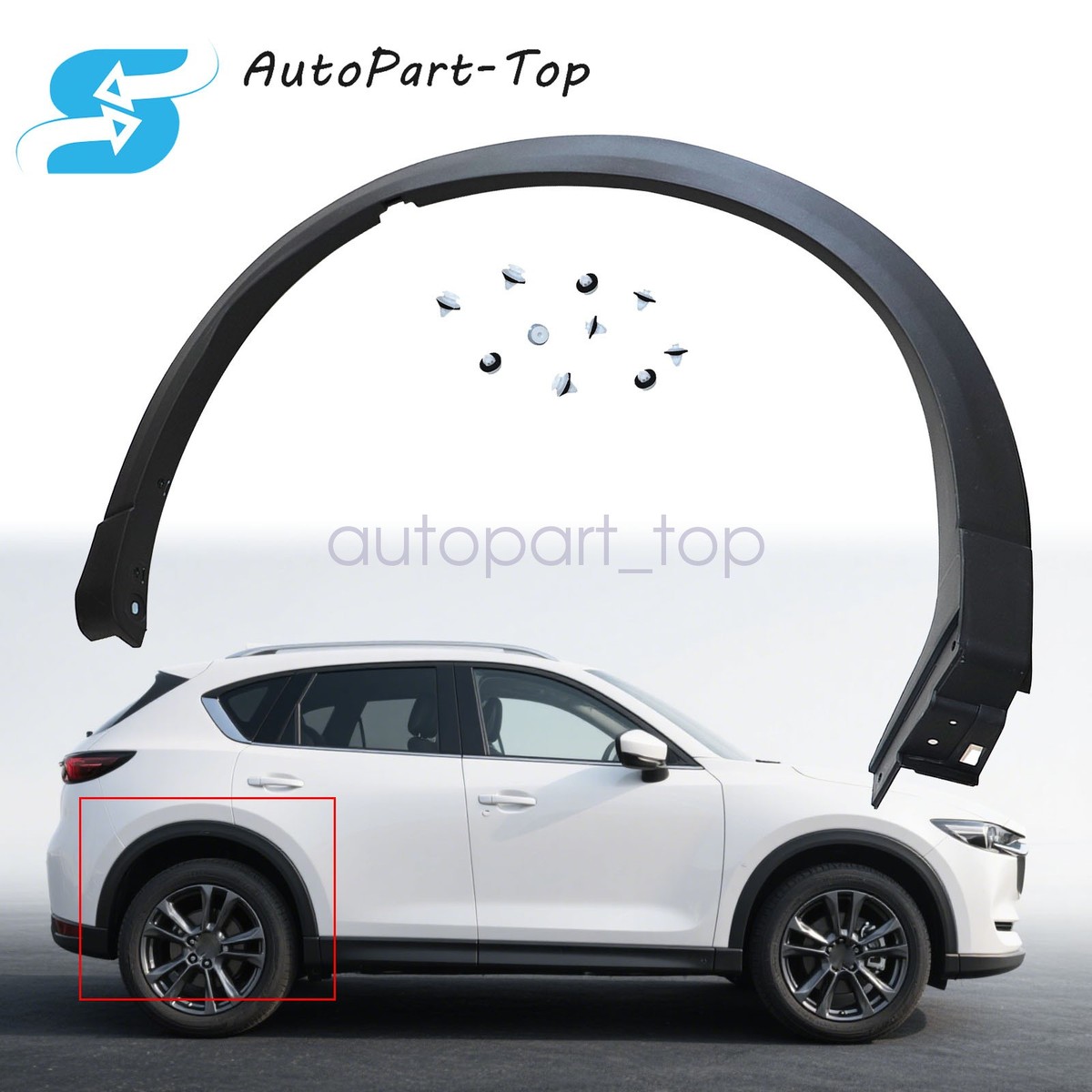 For Mazda CX-5 2017-2021 KB7W51W50F8N Right Rear Side Fender Flare