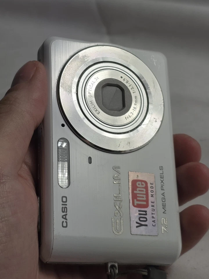 CASIO EXILIM EX-Z77 Compact Digital Camera From Japan - White - Tested  - Image 2 of 4