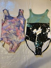 Two Girls Leotards One Size 6/7 One Size 8