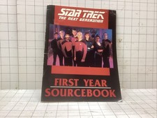 Star Trek : First Year Sourcebook by Blaine Pardoe (1989, Trade Paperback)