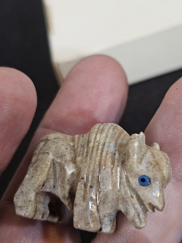 Native American Handcarved Buffalo Fetish - Picture 7 of 8