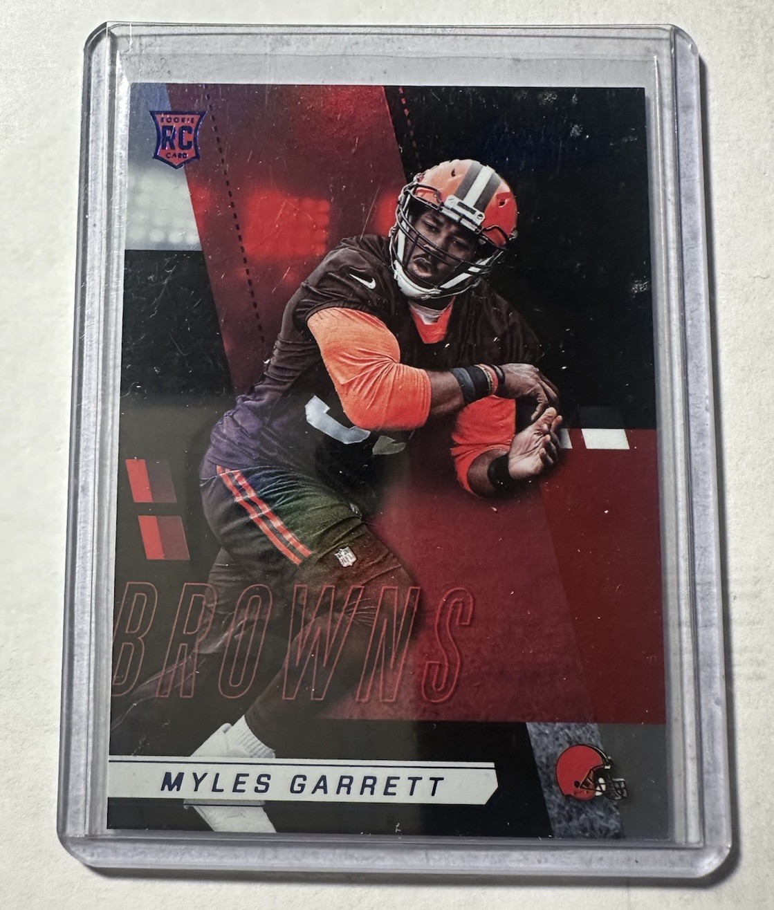 Myles Garrett Panini Absolute #158 Spectrum Purple