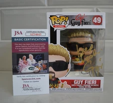 GUY FIERI SIGNED FUNKO POP FLAVORTOWN DINERS DRIVE INS & DIVES AUTO JSA COA