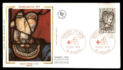 Mayfairstamps France FDC 1979 Woman Painting Red Cross First Day Cover aaw_63233