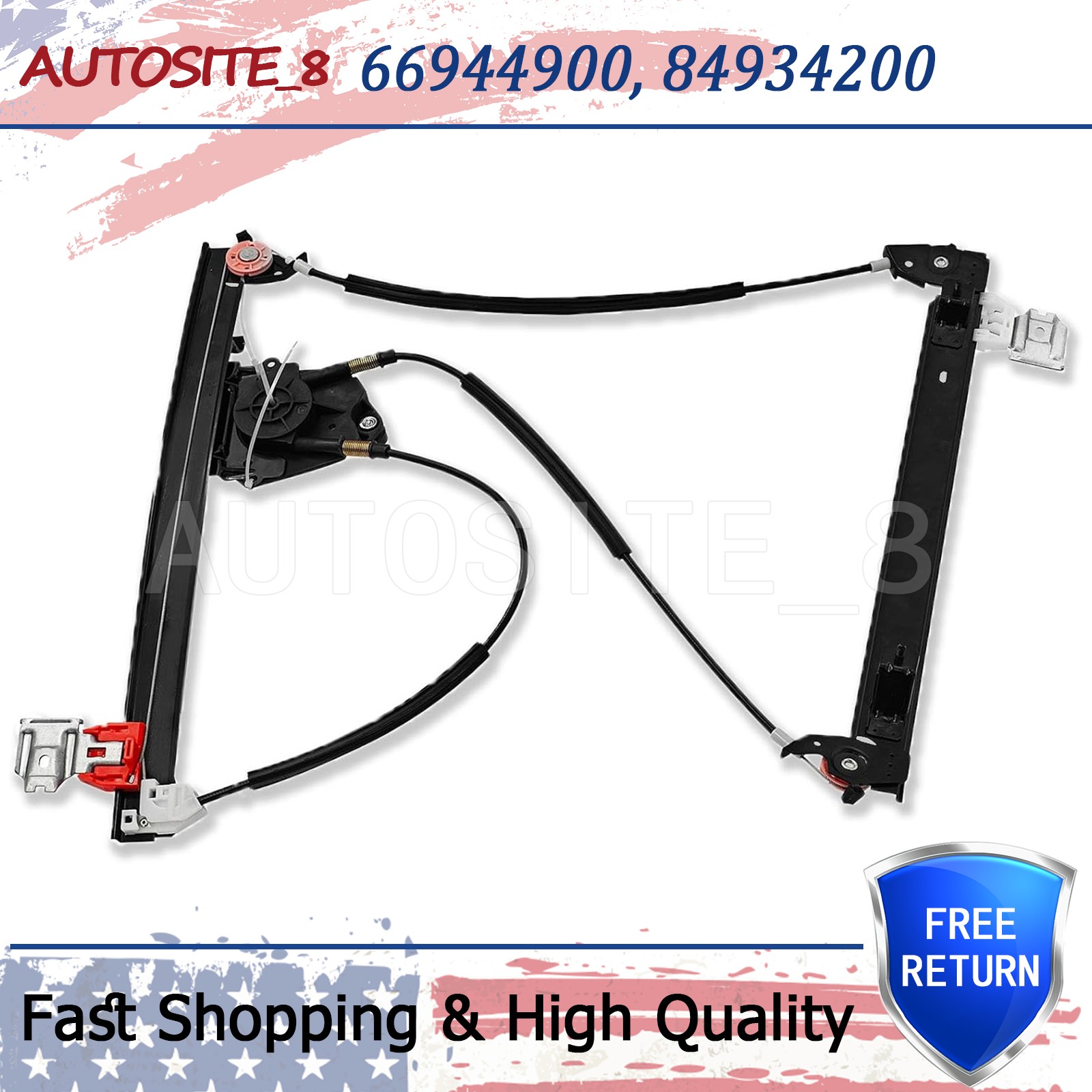 Maserati Quattroporte 2003-2013 FRONT+LEFT Window regulator