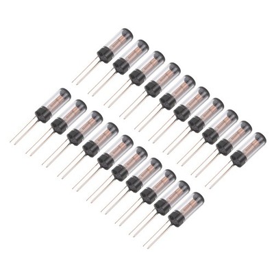 20Pcs SW-18030 12V 5mA High Sensitivity Spring Vibration Sensor, Clear