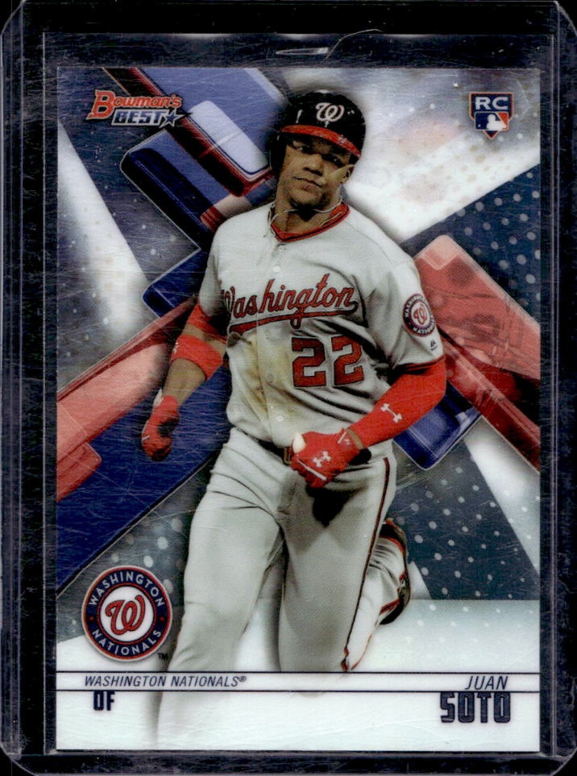 2018 Bowman's Best Juan Soto RC Rookie #29 Nationals