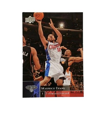 2009-10 Upper Deck Eric Gordon #73 ERROR - Maurice Evans Name on Front Clippers