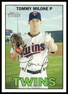 2016 Topps Heritage #194 Tommy Milone Minnesota Twins NM+